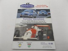 1989 DONINGTON PROGRAMME -
