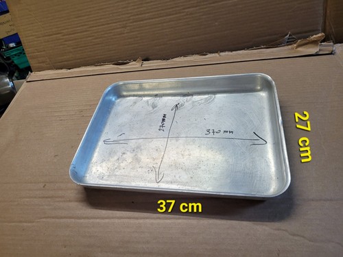 Aluminium baking tray - tray, 37x