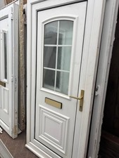 Upvc door 91 x 200/202 cm h with sill