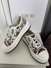 Christian Dior Walk'n'Dior Canvas Embroidered sneaker Size 35,5