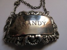 Silver plated brandy - silver, decanter