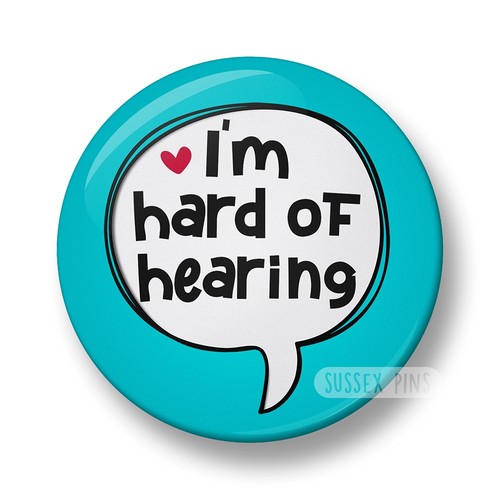 Apd deaf awareness pin badges - apd,