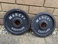 2 x 5kg Marcy Olympic Weight