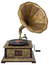 Antique style gramophone