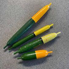 VINTAGE OLD PIKE FISHING INLINE FLOATS MIXED JOBLOT 1950's / 60's - SHED FIND
