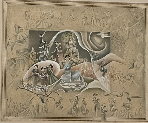 Indian school art - art, the