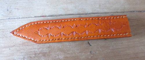 New genuine leather saddle-tan