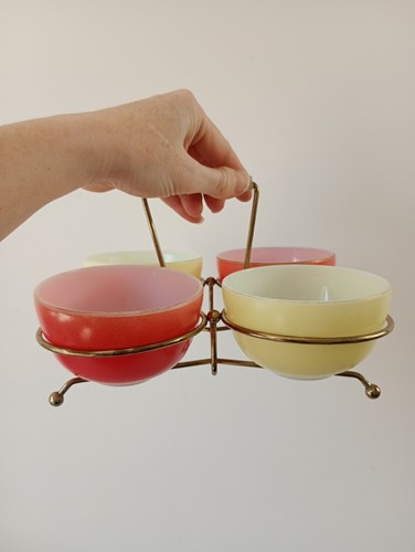 Vintage jaj pyrex opal hostess - jaj,