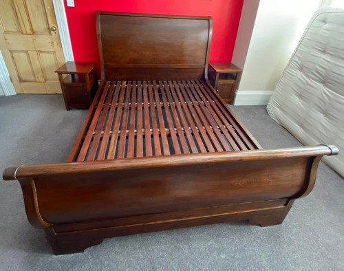 Kingsize sleigh bed frame - sleigh,