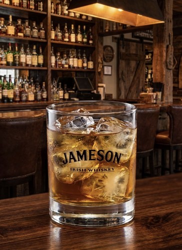 Jameson whiskey tumbler - whiskey,