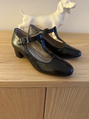 Brenda zaro black patent - black,