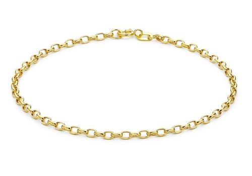 Solid 9ct yellow gold - 9ct, oval