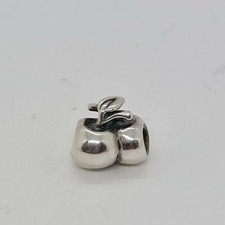 Lovelinks Petite 925 Sterling Silver Apples Bead Charm European Used