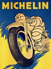 Michelin, Retro Vintage Metal Sign, Man Cave, Garage, Gift