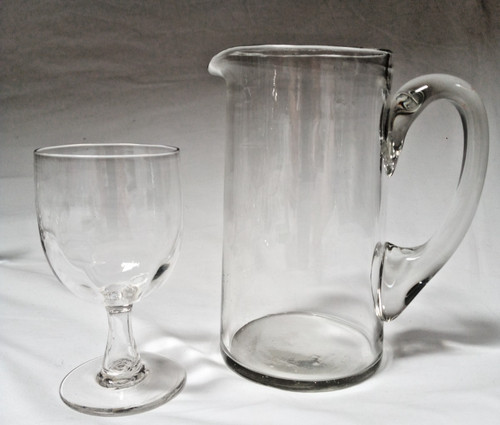 Antique 19th glass set 1 - antique,