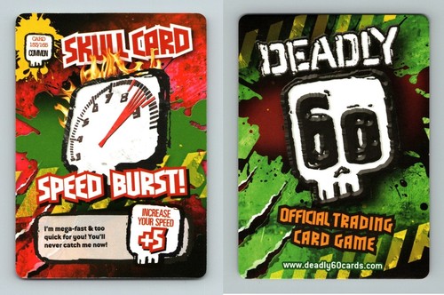 Skull card speed burst - card,