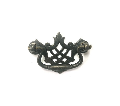 Antique brass drop handle - brass,