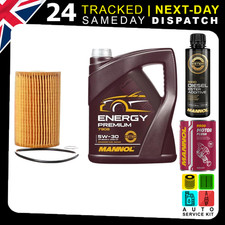 5W-30 5L ENGINE OIL & FILTER | FLUSH ADDITIVE KIA 1.4 1.6 1.7 DIESEL 2008-2019