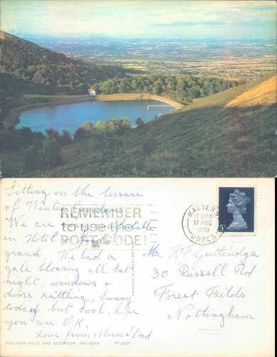 Malvern hills and reservoir - malvern,