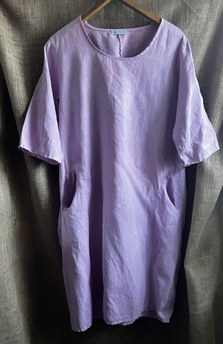 Super pink lilac 100 - pink-lilac, linen