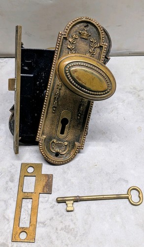 Antique victorian mortise lock - antique,