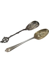 Antique Solid Silver Decorated