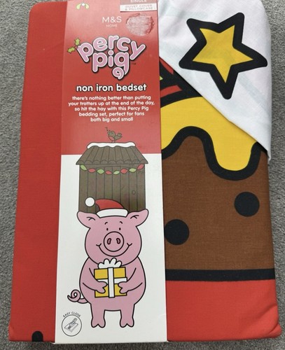 Percy pig non iron xmas - pig,