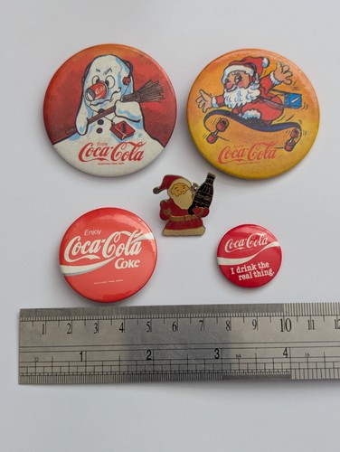 Coca cola vintage pin badges - coca,