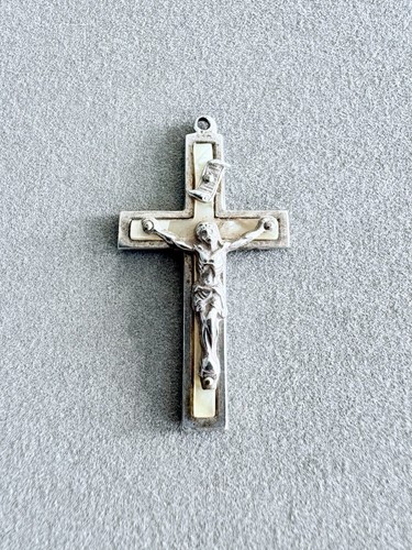 Antique silver catholic - silver,