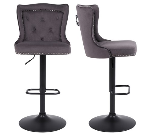Velvet bar stools - velvet,