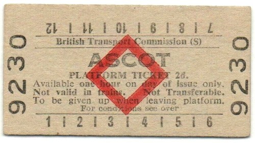 Btc platform ticket ascot - platform,