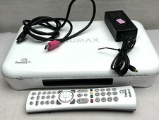 HUMAX HDR-1010S WHITE 1TB HD TWIN TUNER FREESAT RECORDER REMOTE HARD DRIVE ISSU