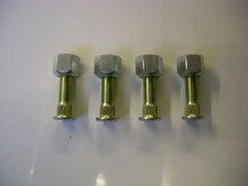 STUDS AND NUTS 3/8 CONICAL WHEEL TRAILER SPARES  X 4