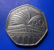 2000 UK 50p Coin Public