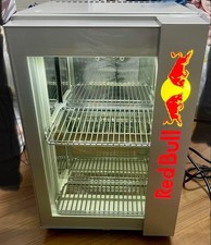 Red Bull Small Refrigerated Showcase Compact Refrigerator Used Working