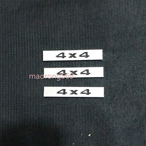 Black silver chrome 4x4 - silver,