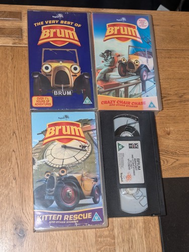 Brum vhs tapes bundle - 4x,