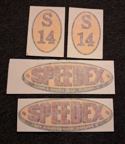 Speedex decals lot - s-14,