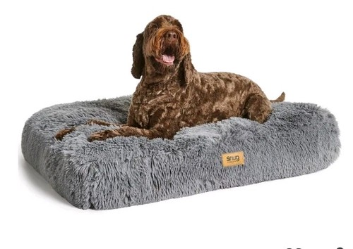 Snug super fluffy dog - snug, bed