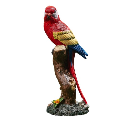 Long tail resin parrot - long,