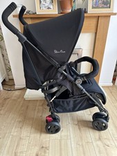 Silver Cross Pop Pushchair Foldable Stroller Black