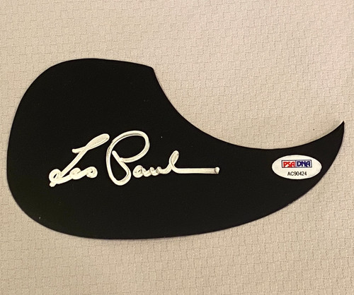Les paul autographed auto - les,