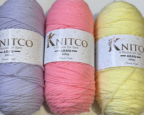 Knitco aran 3x200g 420m 100 - 3x200g/420m, 100%
