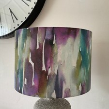 New Lampshade Handmade in UK - Voyage Maison Azima Indigo Fabric