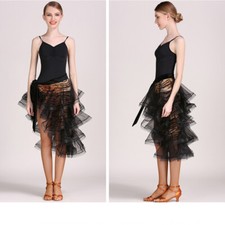 Skirt Exquisite Spiral Tower Skirt Practical Female Adult Latin Skirt Dance