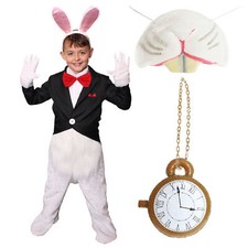 KIDS MR WHITE RABBIT COSTUME