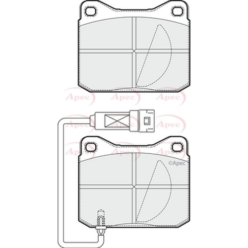 Brake pads set for - brake,