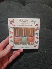 Leighton Denny 3 pack Wings collection Nail varnishes BNWT