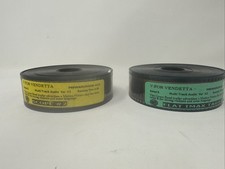 V for Vendetta (2005) Set of 2 Movie Original Vintage Film Strip Teaser Rolls.