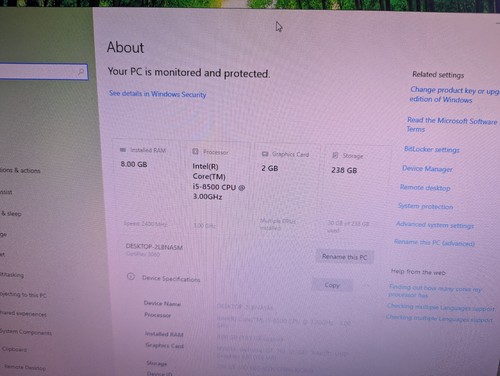 Dell optiplex 3060 - 3060, intel